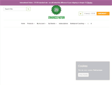 Tablet Screenshot of enhancednation.com